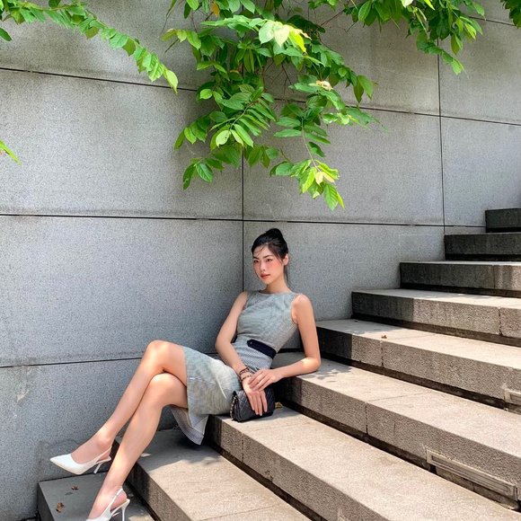 ALANTINO HOUNDSTOOTH MINI DRESS - Picture 9 of 14